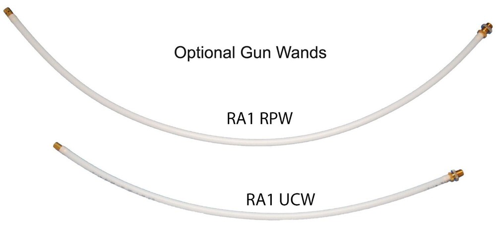 Spray Wands, Rustproofing, Undercoating Wands for RA1T Spray Applicator