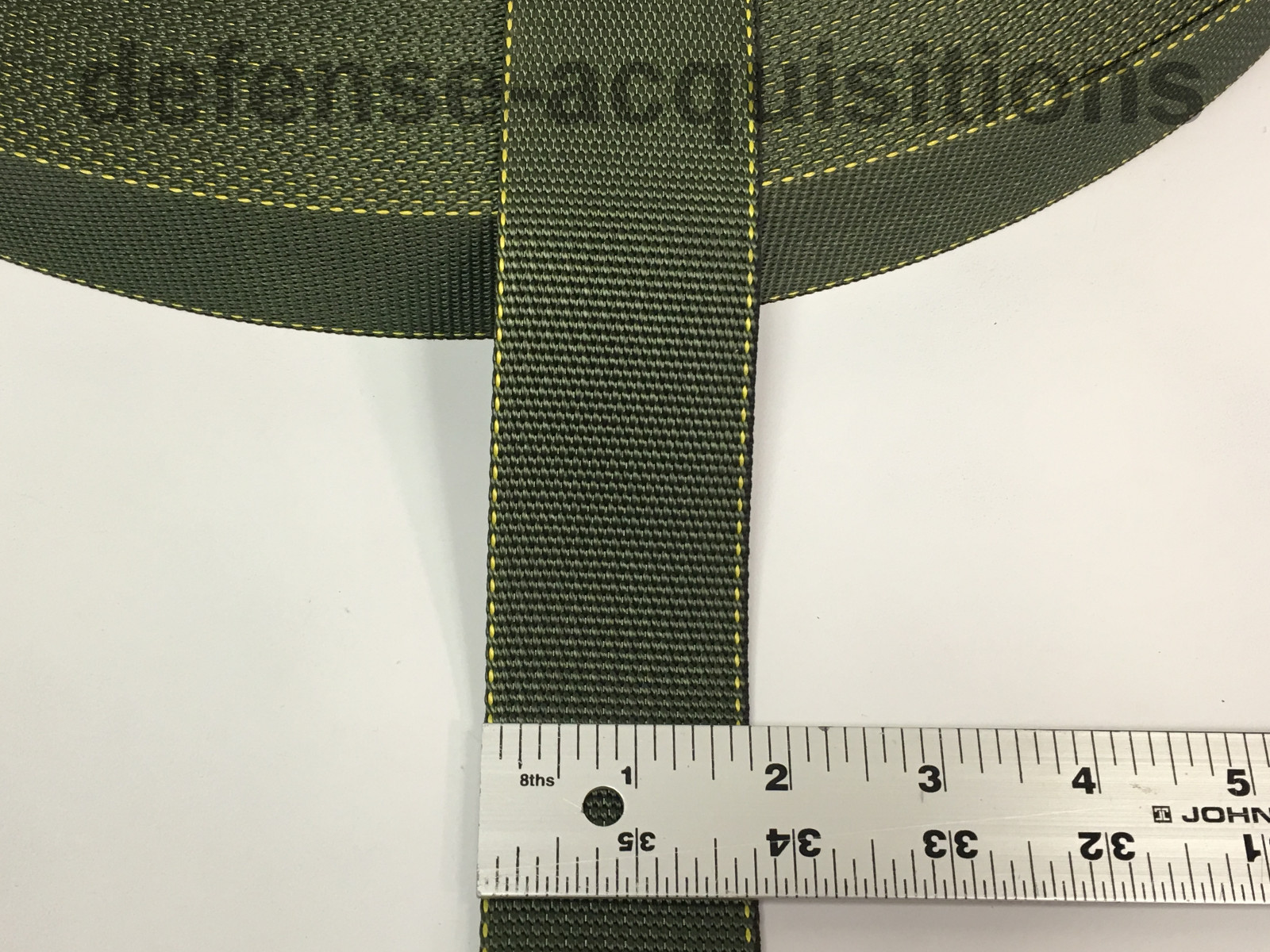 1.75 Inch MilSpec Military Webbing MIL-W-27265 / 4088 CAMO GREEN