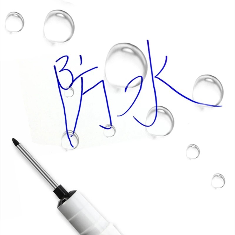 3 Pcs/Set Long Head Marker Pens Bathroom Woodworking Deep Hole Marker Set