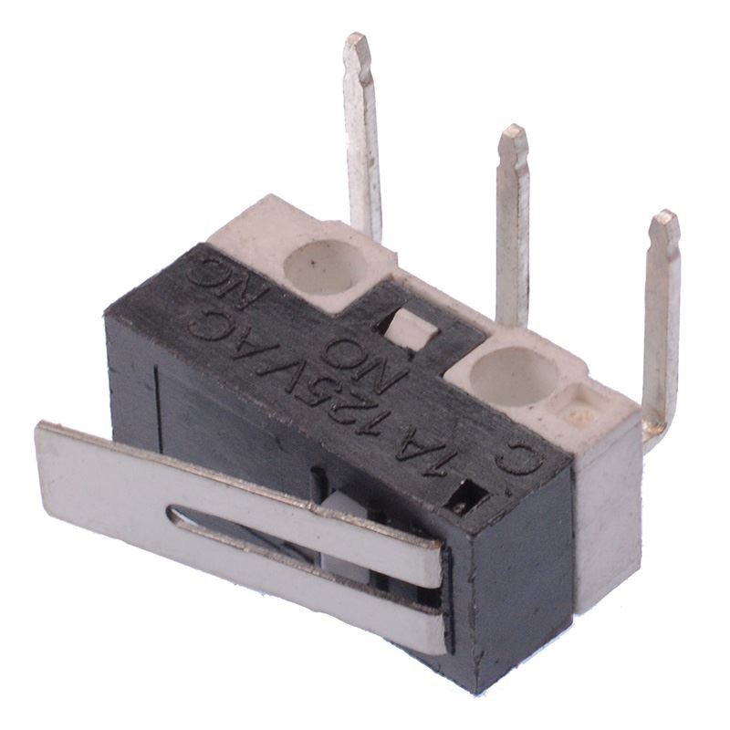 11mm Lever Subminiature Horizontal PCB Microswitch SPDT 3A Micro Switch