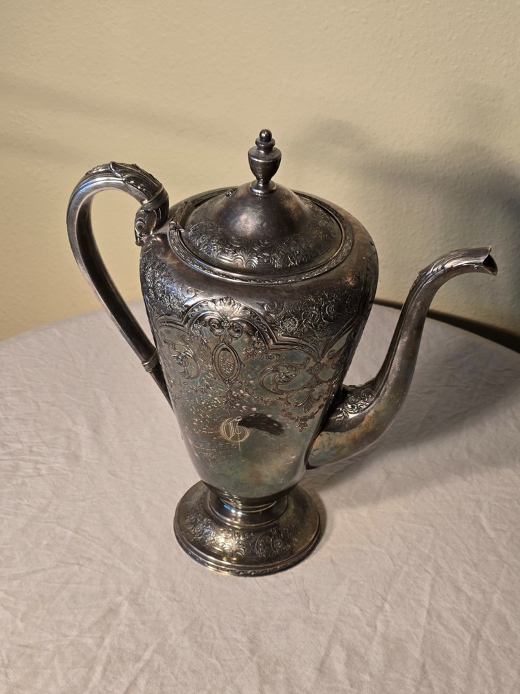Wilcox Paisley Silver Pitcher