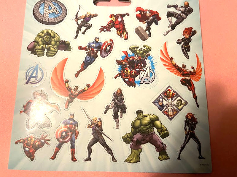 Avengers-Sticker Set-20 Stickers-Licensed-New