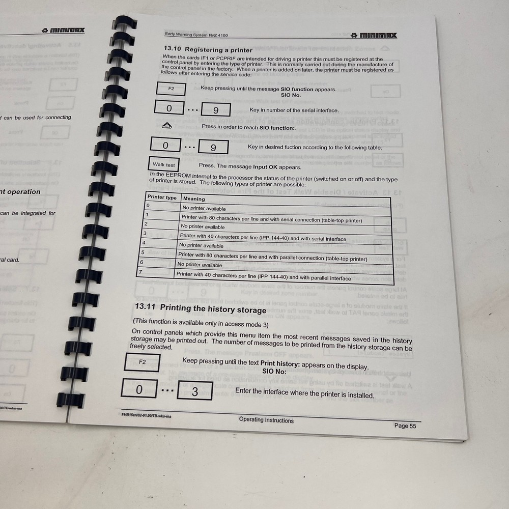 MANUAL FLAMEX 4100 FIRE DETECTION CONTROL PANEL * MANUAL ONLY *
