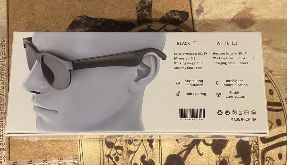 Wireless Bluetooth Headset Glasses XG88 Pro