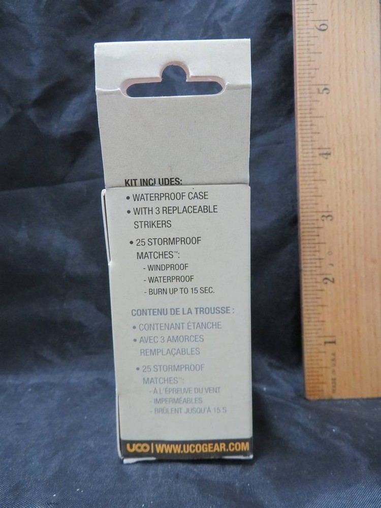UCO Stormproof Match Kit Windproof & Waterproof New