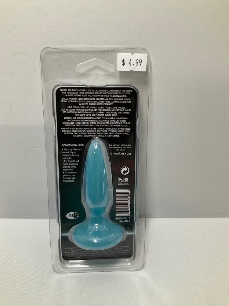 Firefly Pleasure Plug Mini Butt Plug Glow In The Dark