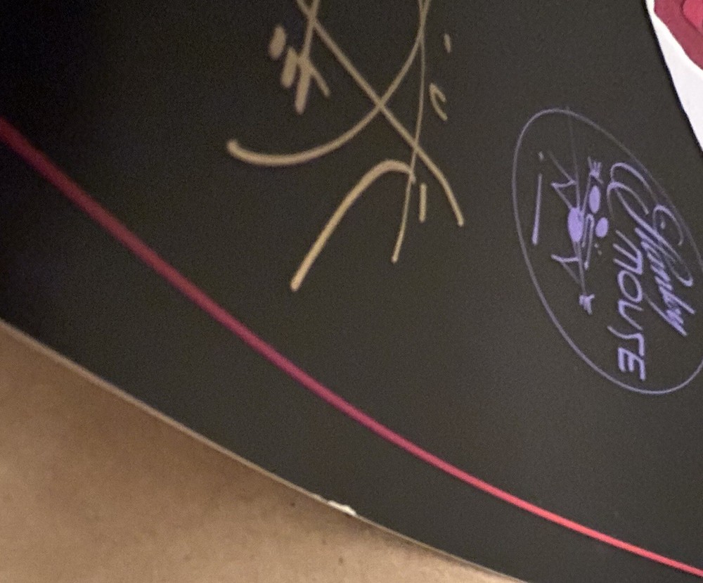 Bridge School Poster Mouse Signed 2016 Neil Young Metallica Not Grateful Dead