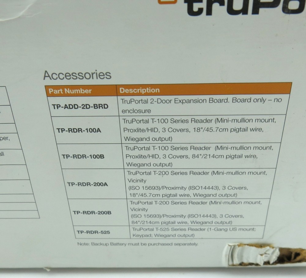 Interlogix TruPortal TP-ADD-2D-BRD Access Control 2-Door Interface Module Sealed
