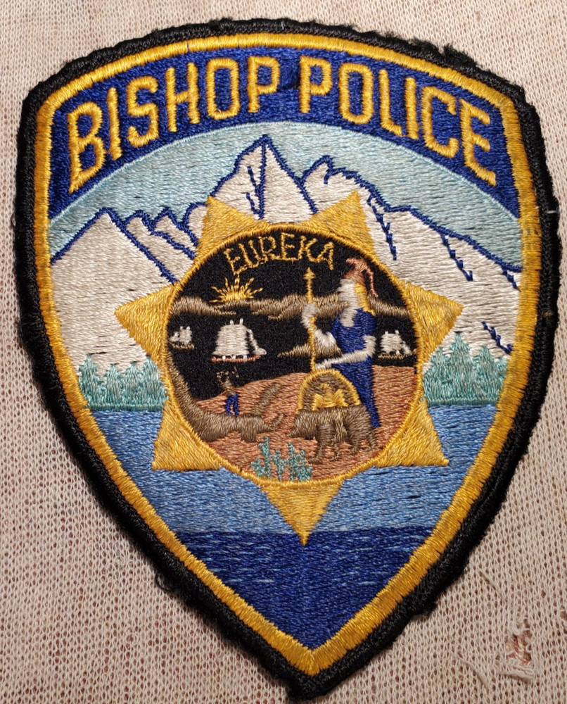 CA Bishop California Police Shoulder Patch