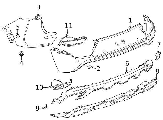 Genuine GM Valance Panel 42770905