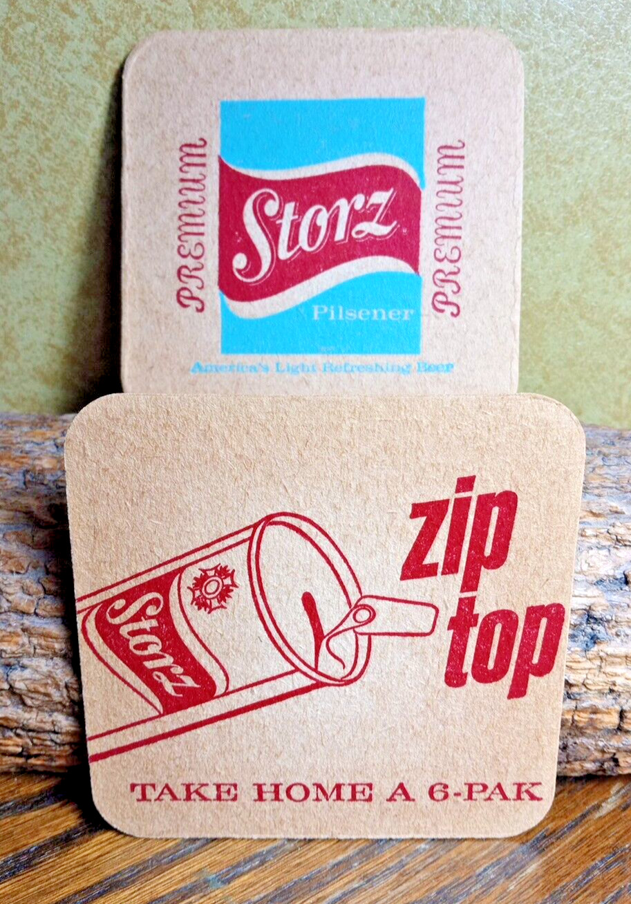 Storz Pilsener Beer Coaster ... 1964 ... Omaha Ne.