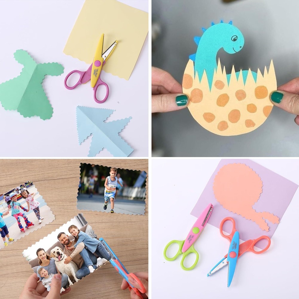 Mr. Pen- Craft Scissors Decorative Edge, 6 Pack, Scissors, Zig Bright 2