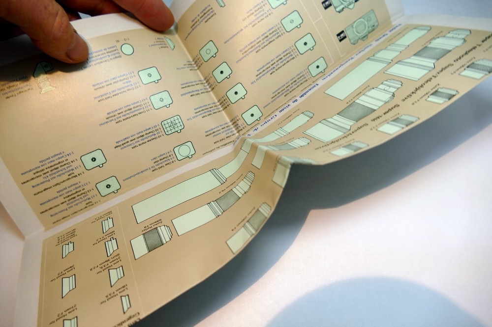 Olympus OM System chart lens accessory guide brochure