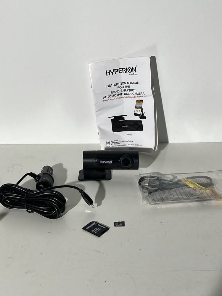 DELTRAN HYPERION Road Snapshot Dash Camera Crash Detection Instant Capture