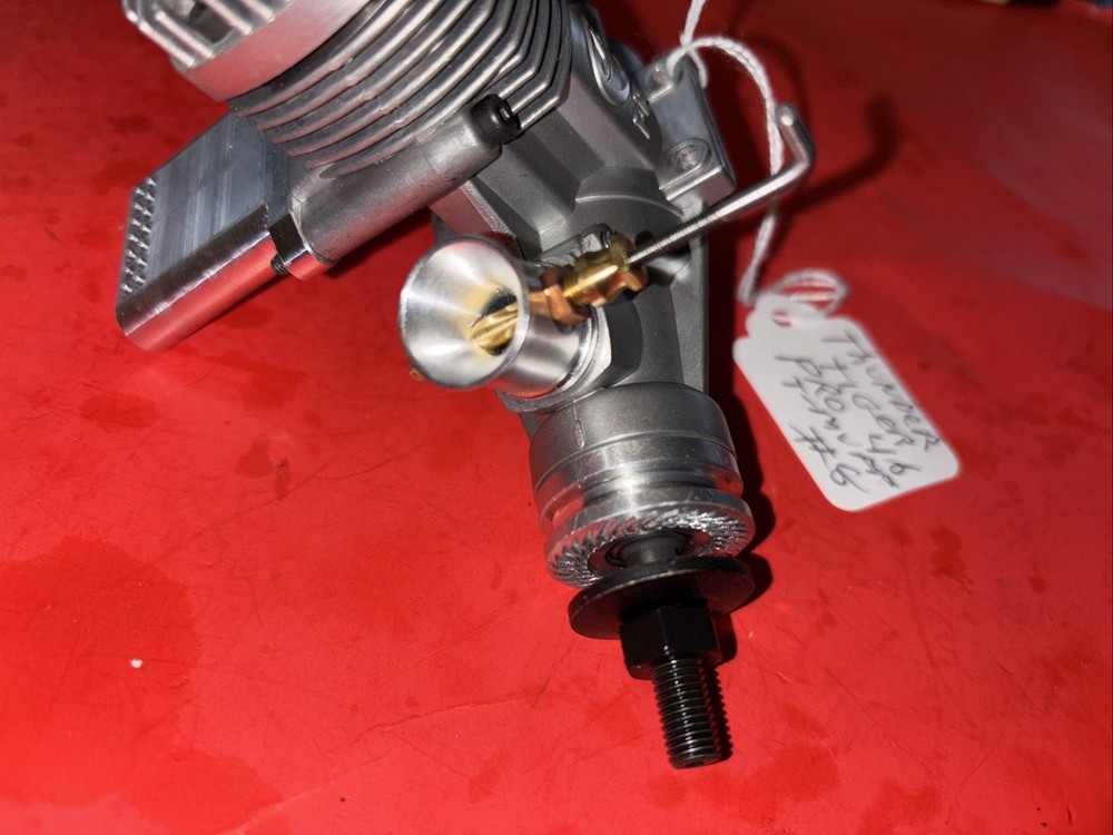 THUNDER TIGER PRO 46 STUNT ENGINE & T-MUFFLER COMPLETE NICE #8