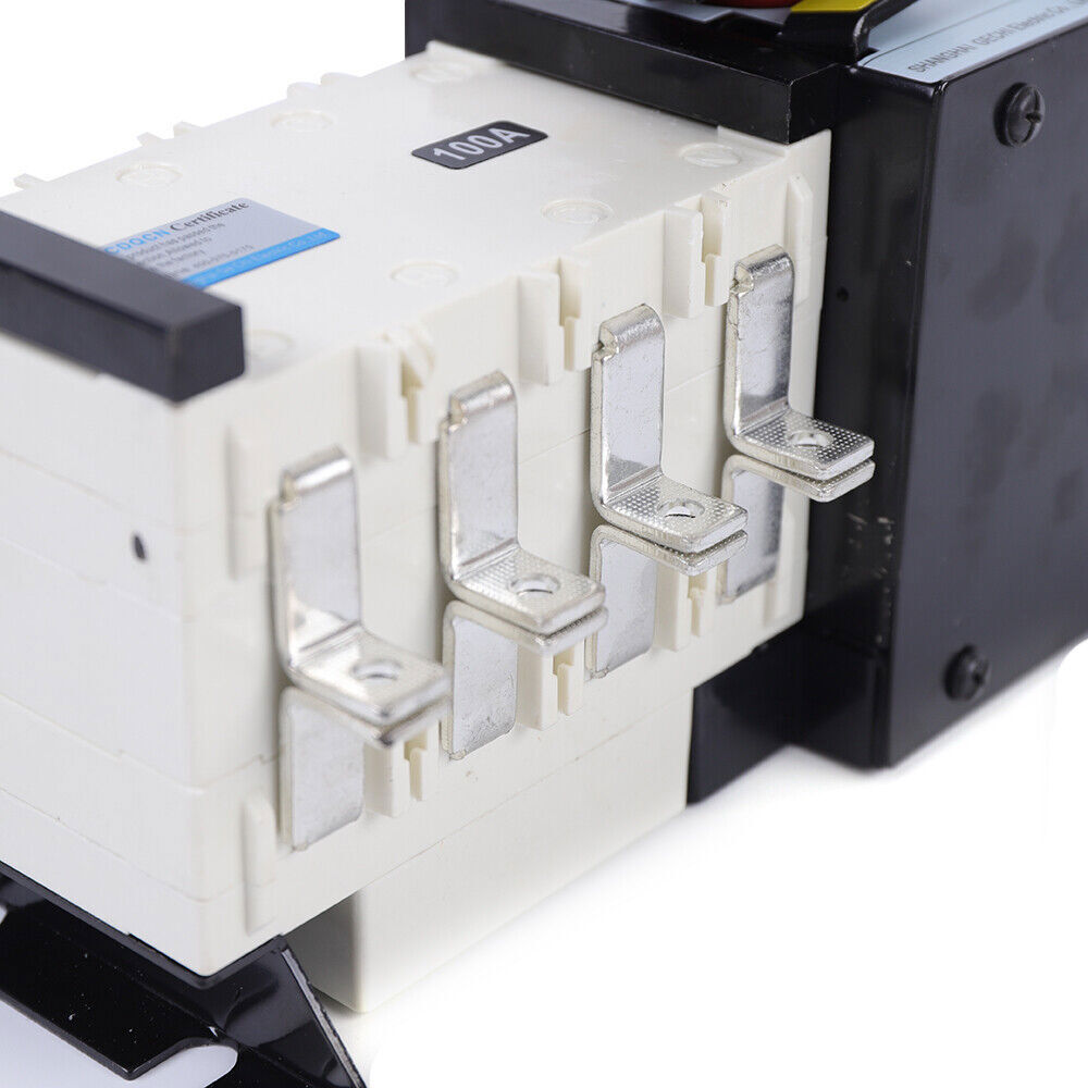 100AMP Dual Power Automatic Transfer Switch Changeover Isolation Generator USA
