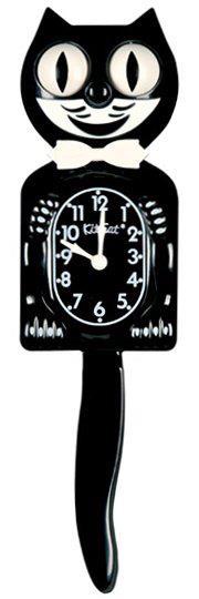 Original Full Sized Classic Black Kit-Cat Klock kat clock