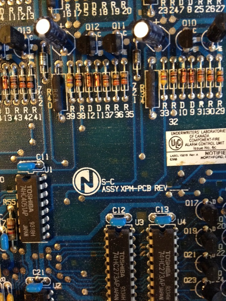 NOTIFIER XPM-8 TRANSPONDER MODULE FIRE ALARM