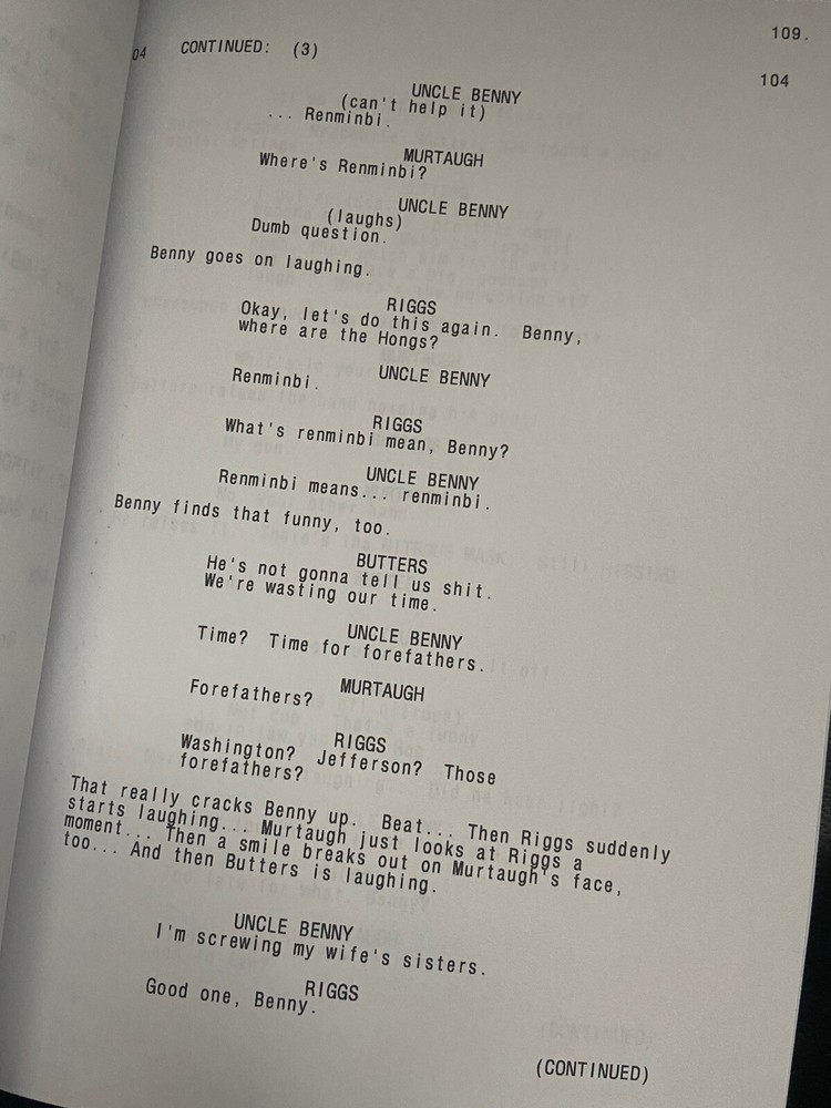 Warner Bros.™ THE LETHAL WEAPON LEGACY Rare Script SCREENPLAY SET Collection