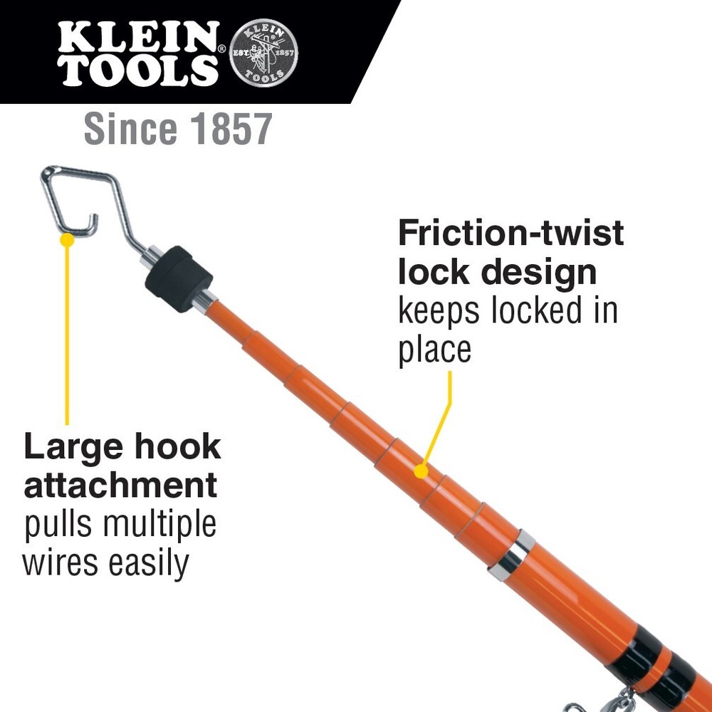Klein Tools SRS56036 WireSpanner Plus™ Telescopic Pole