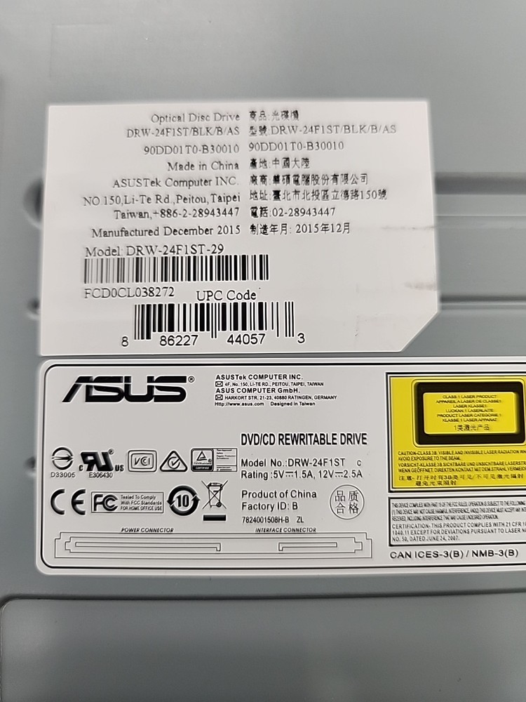 Asus DRW-241ST Rewritable SATA Optical Disk Drive