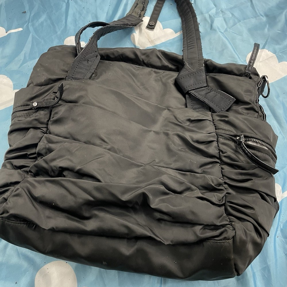 Lululemon Athletica Multicompartment Workout/Multipurpose Bag, Black
