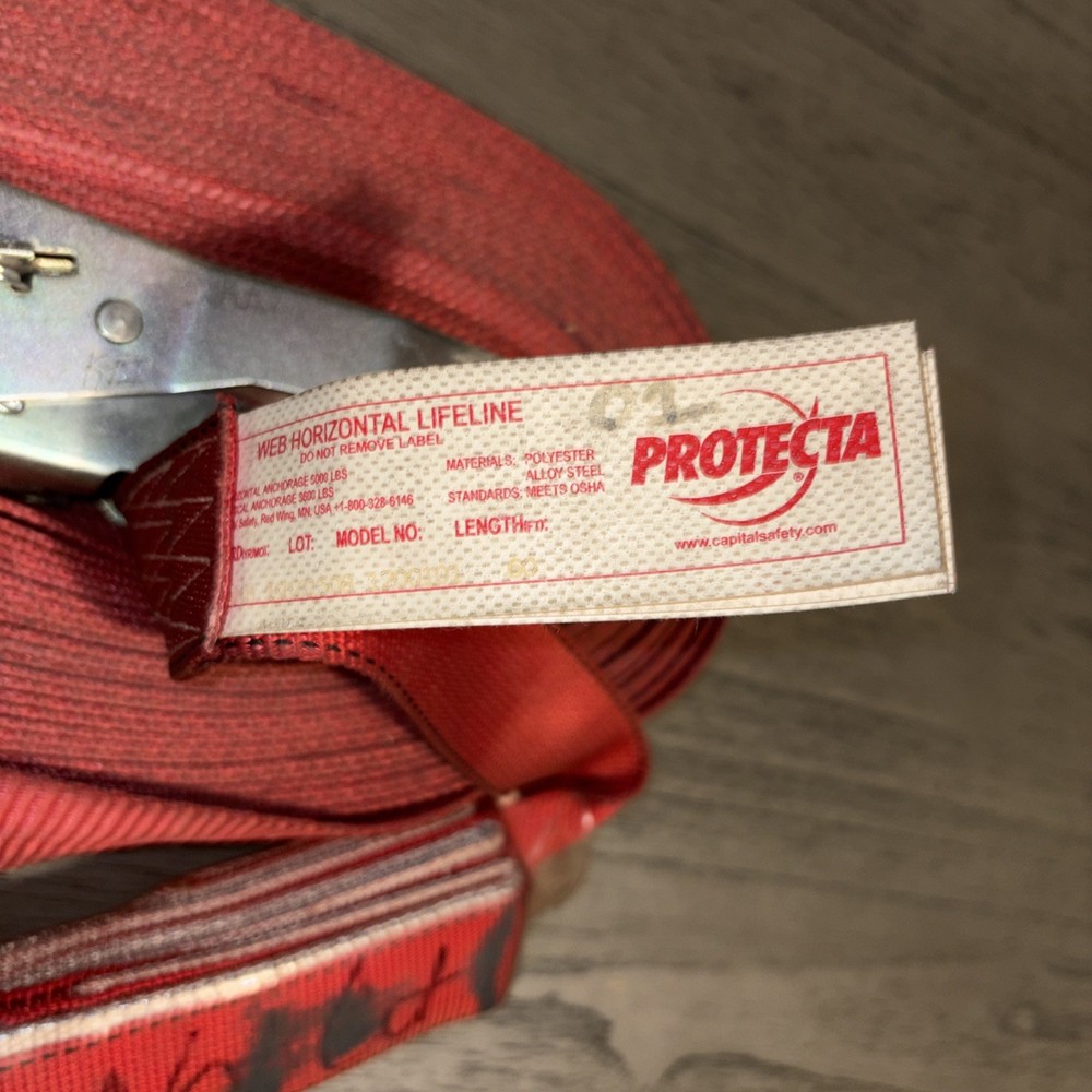 3M 7100243801 Protecta PRO-Line 60' Horizontal Lifeline Only READ DESCRIPTION!