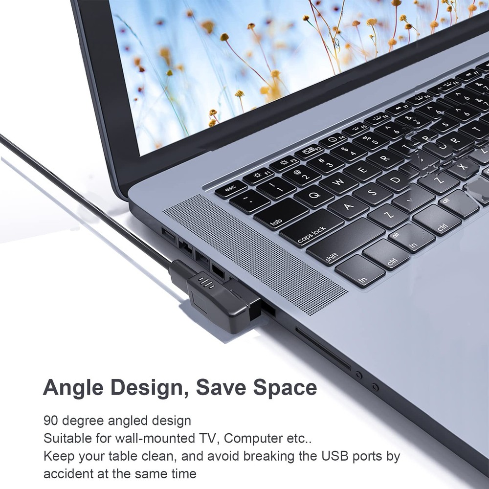 Oxsubor angled usb adaptor left and right, right