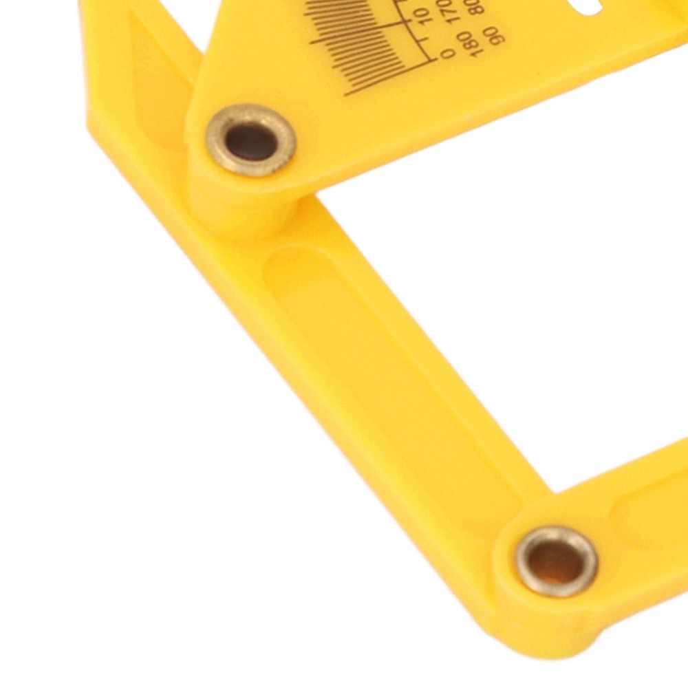 Foldable Protractor Corner Angle Finder 4 Links Design For Woodworking Projects