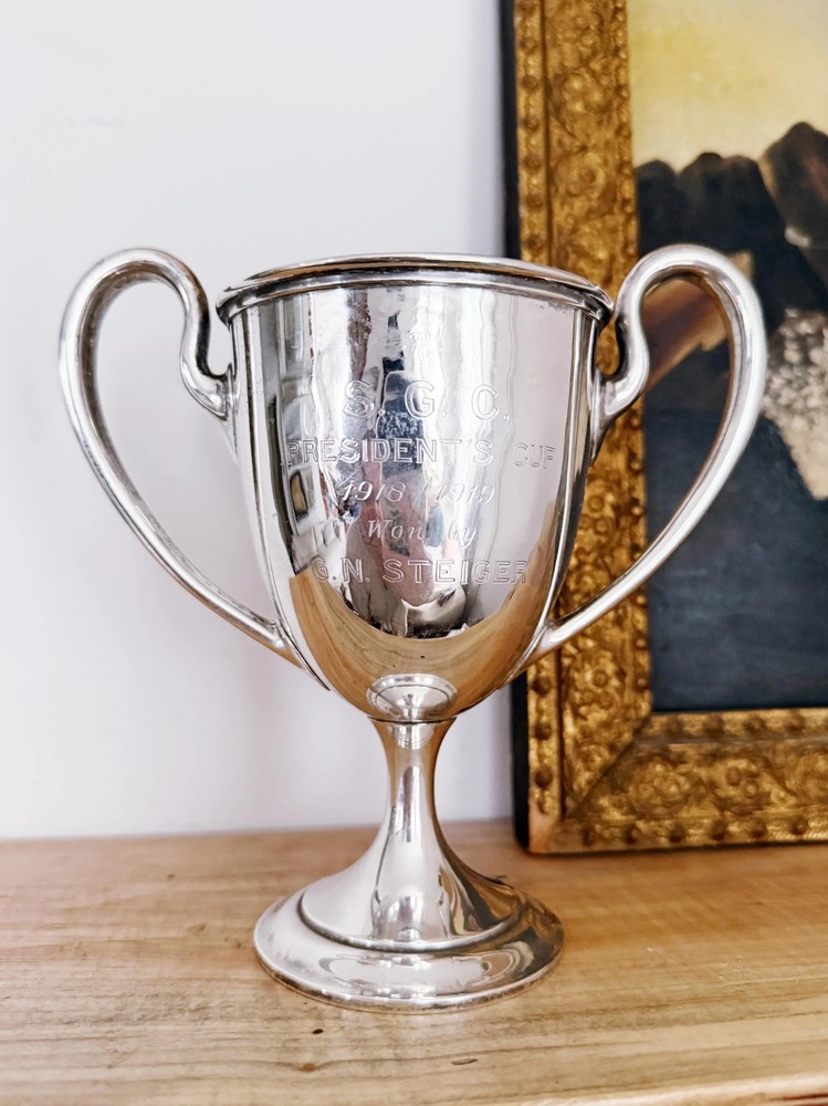 1919 Sterling Silver Golf Trophy