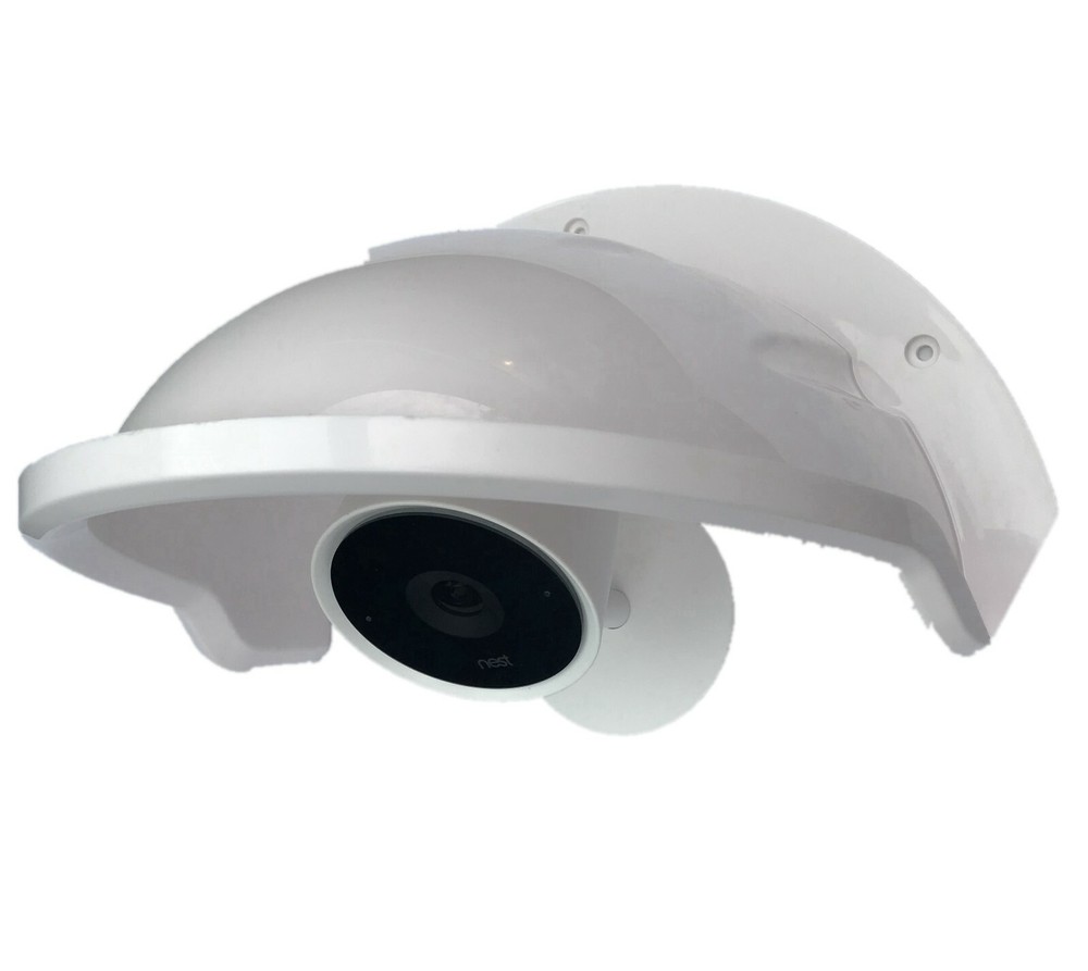 Sunshade Rainshade Protector Cover Shield for Outdoor Security Camera-WHITE