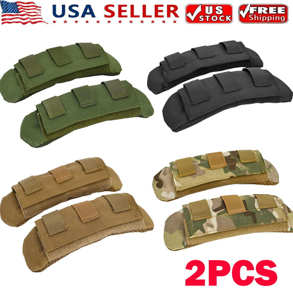 2PCS Shoulder Strap Pad Vest Shoulder Backpack Strap Pads Fit 2'' NEW