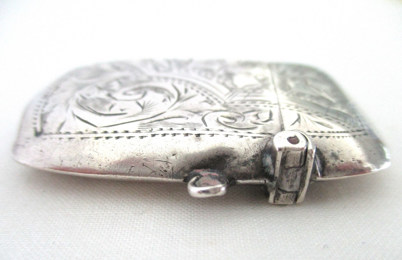 Antique, STERLNG,MATCH SAFE,CHATELAINE, ROLASON Bros, 1871, Birmingham