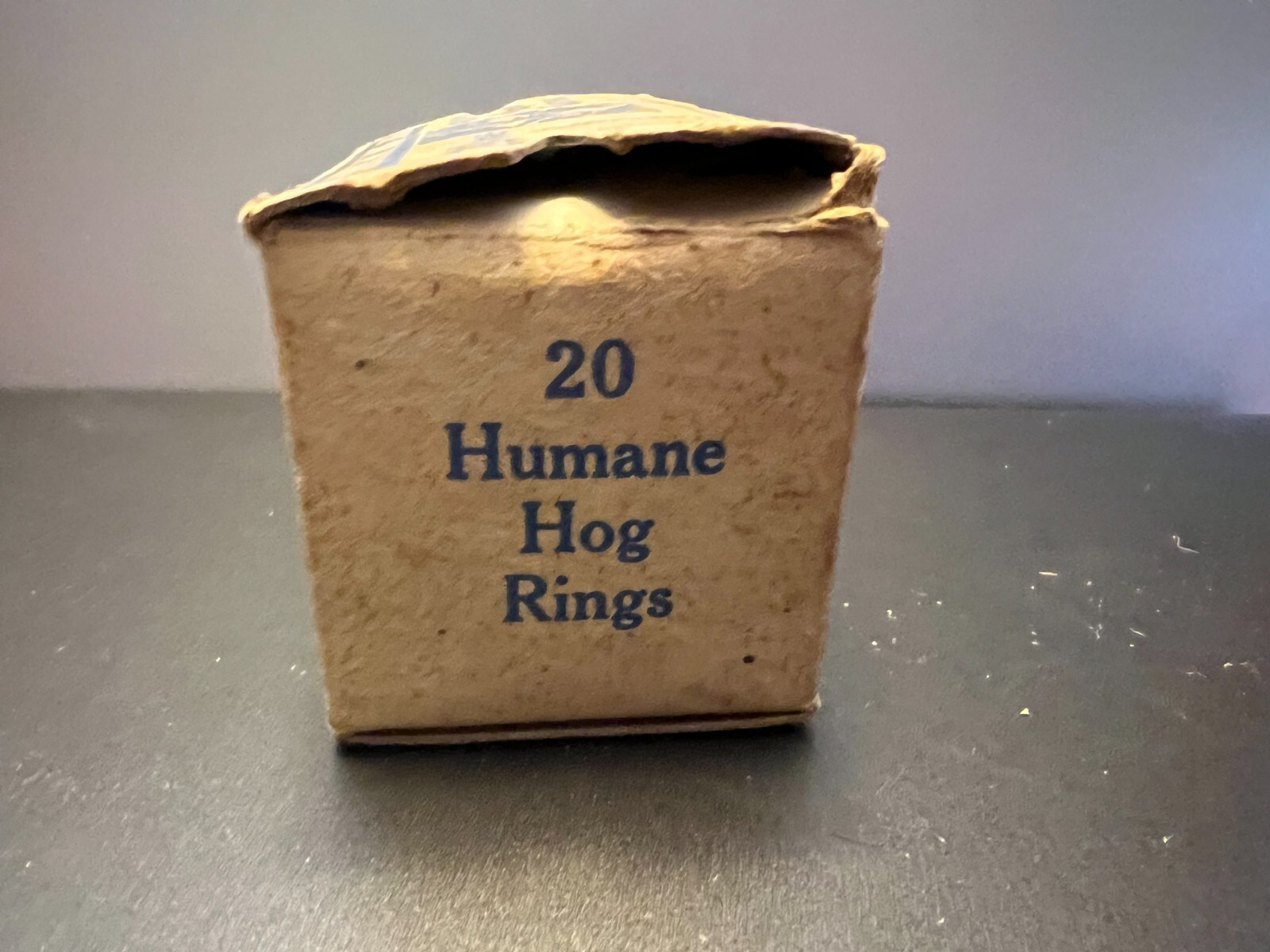 Vintage advertsing Humane Hog Rings (9 Rings) Humane Hog Ring Co.