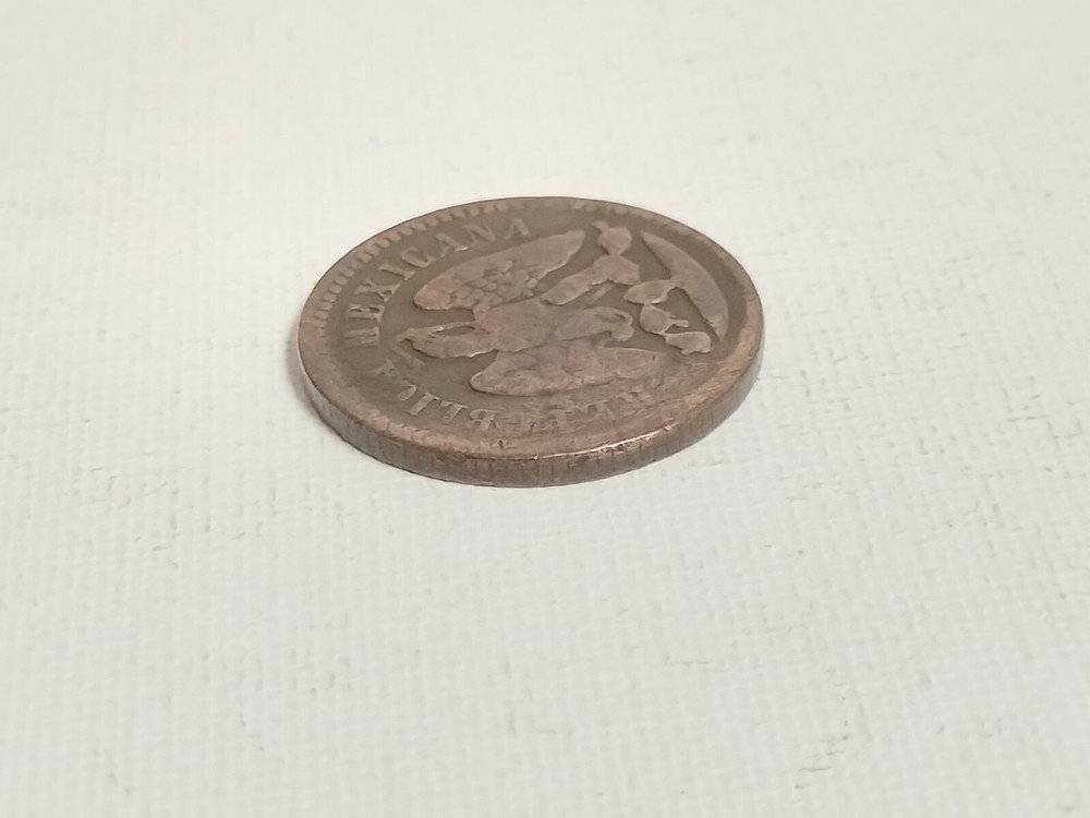 1888 Mo 1 Centavo Mexico Copper Coin