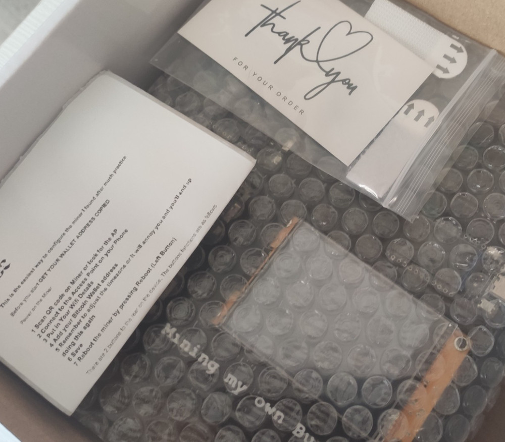 NM Nerd Miner Crypto Mining Rig - 4 x 1060 kh/s Wall Mountable - Mining Rig