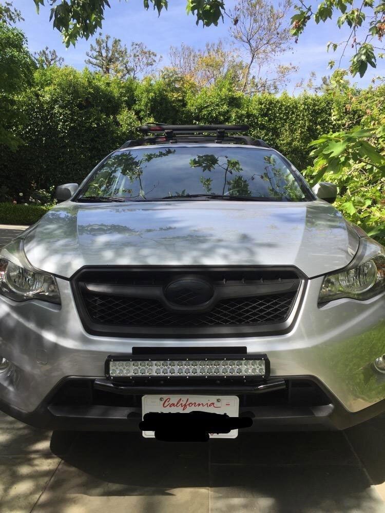 Bull Bar Bumper License Light Mount Holder For Subaru Forester Outback Crosstrek
