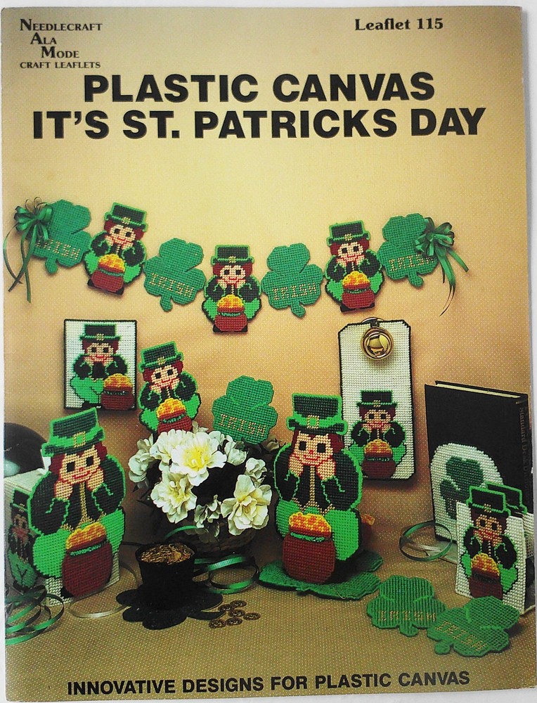 Needlecraft Ala Mode It's St. Patricks Day Plastic Canvas Pattern