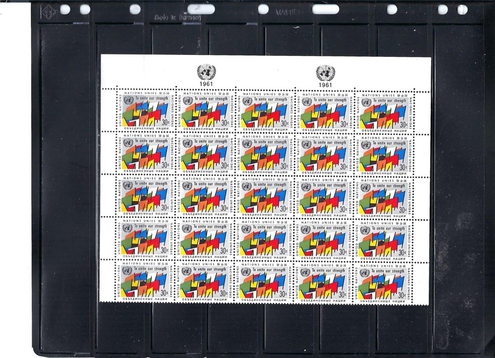 1961 30 Cent DEFINITIVE Block/25 - New York Office - (1951`)