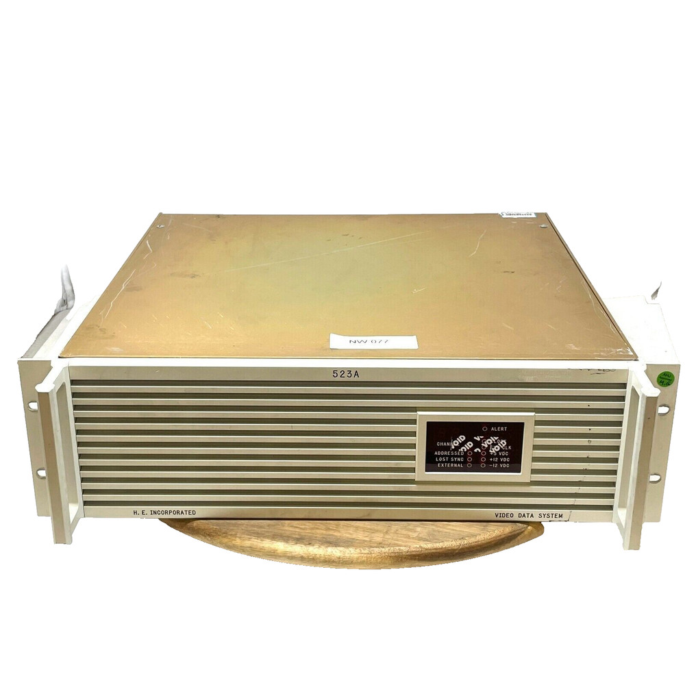 H.E. Incorporated 523A Video Data System 9-Channel Video Inserter