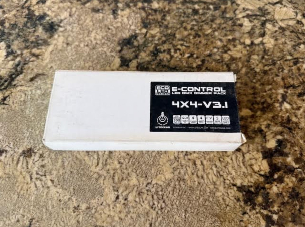 LED DMX Dimmer Pack, E-Control, 4×4-V3.1