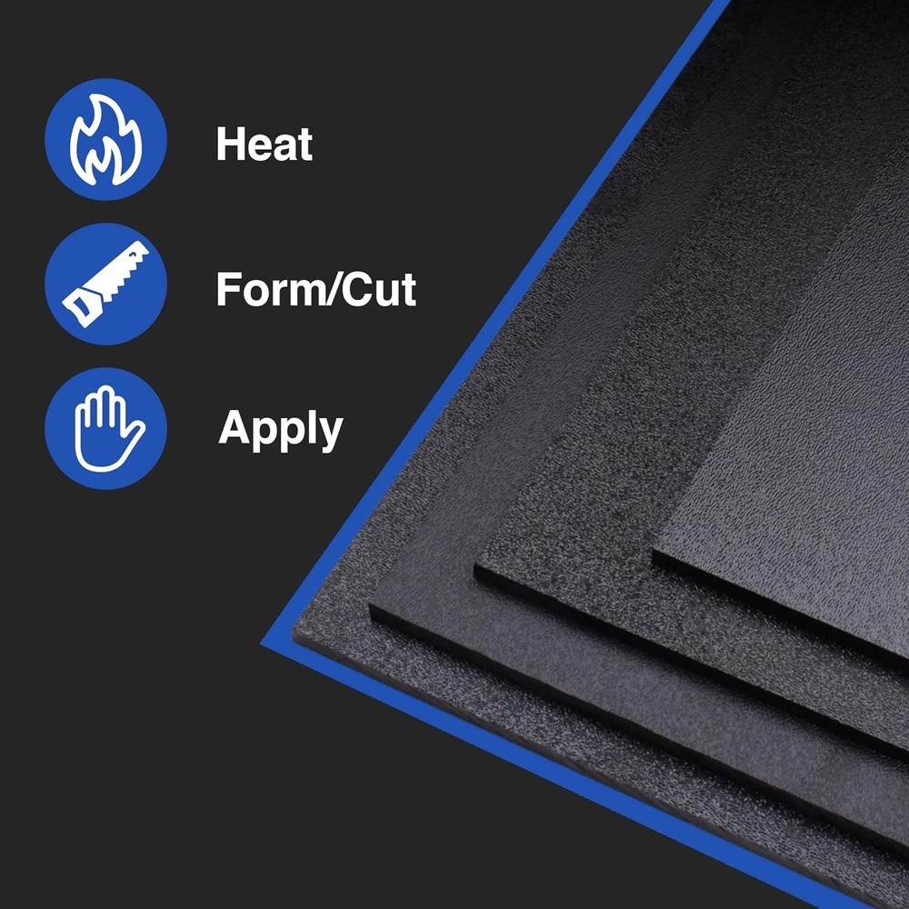 Versatile 1/4" Thick ABS Plastic Sheet - Ideal for Engineering & DIY Projects