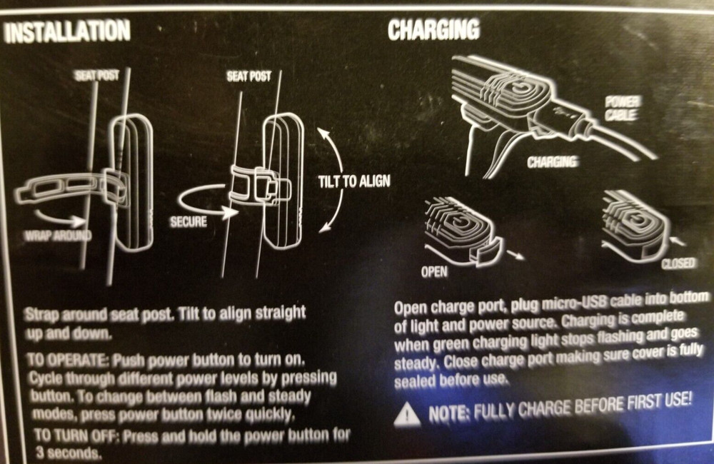 Bell® 30 Lumen Rechargeable Bicycle Tail Light