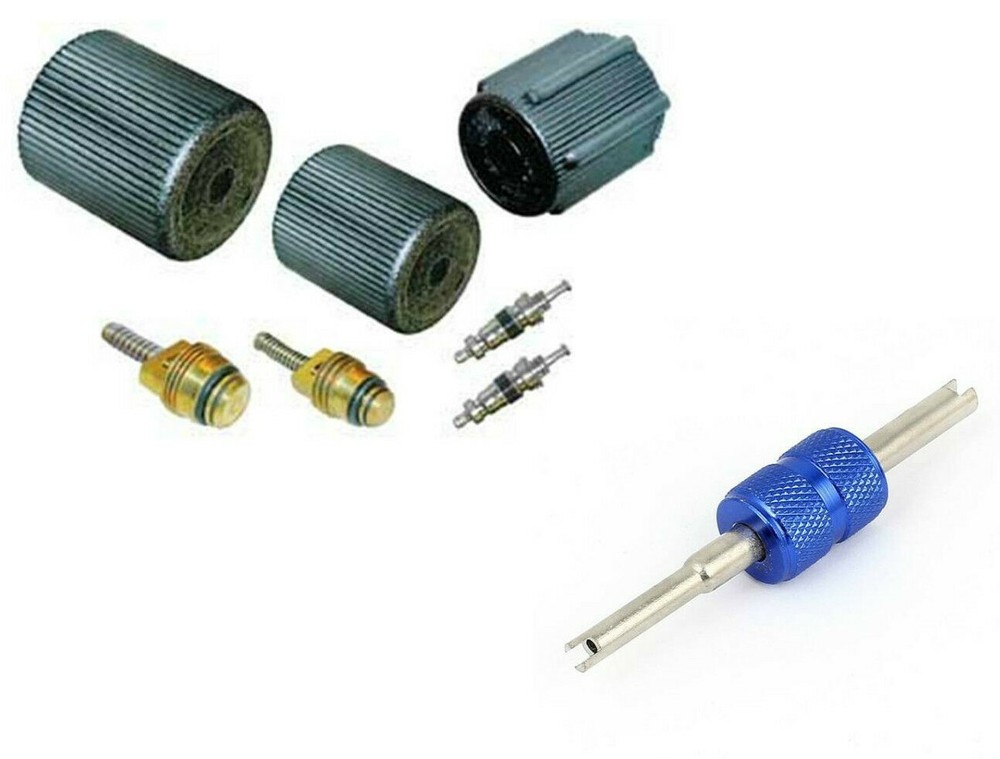 A/C System Valve Core and Cap + Schrader Remover Kit  MT2905