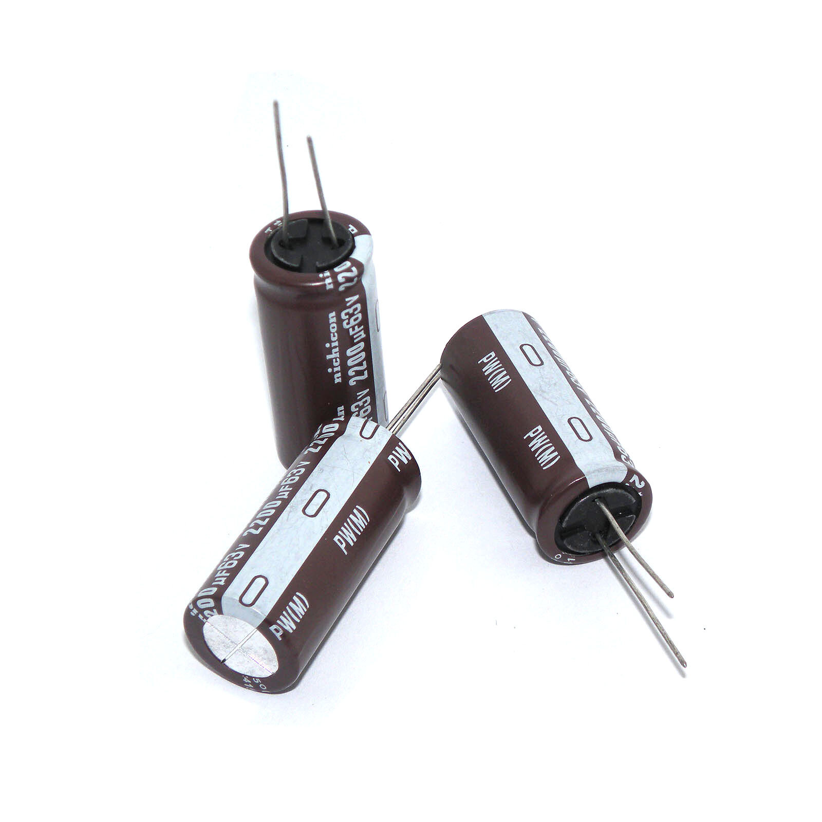 5x 2200uF 63V Radial Electrolytic Capacitors Volume 63V 2200uF MFD 18x40 mm