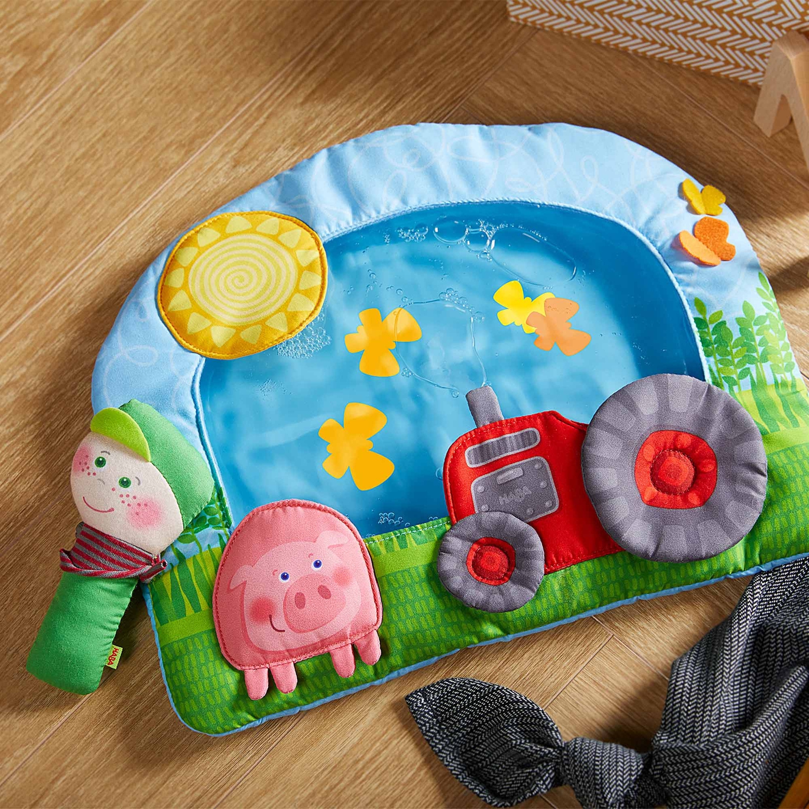 HABA On the Farm Tummy Time Water Play Mat