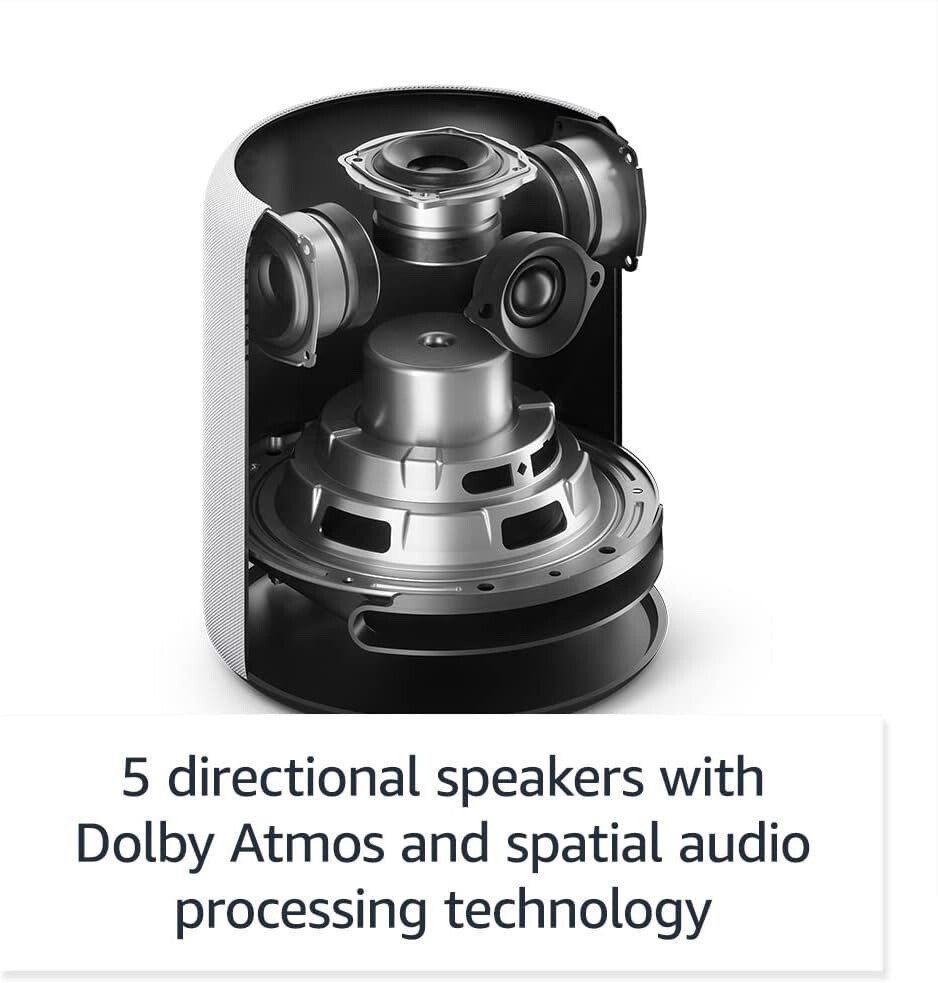 Amazon Echo Studio est model 3D Audio bestsounding Alexa speaker Black c G1N