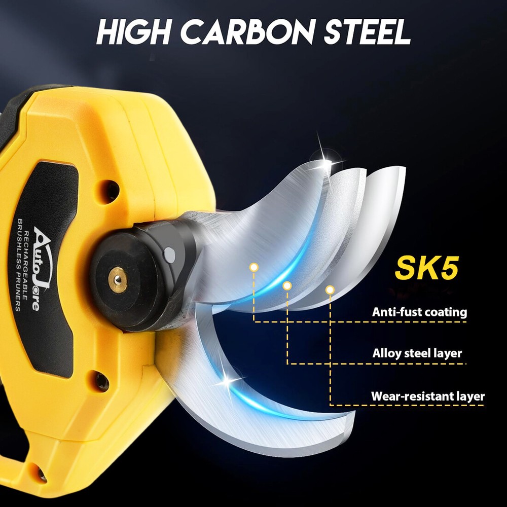 Electric Pruning Shears For Dewalt 20V Battery, Portable Cordless Pruning