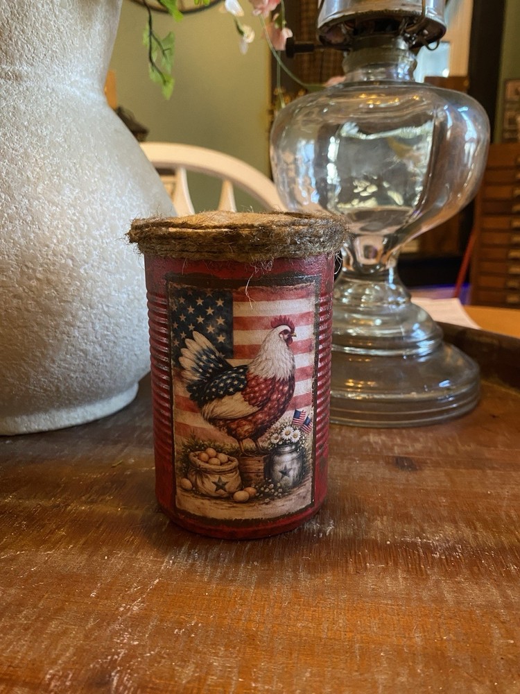 Handmade Craft Farmhouse Can