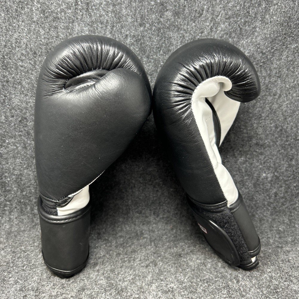 Revgear Boxing Gloves 12oz Pro Training Durable Black White